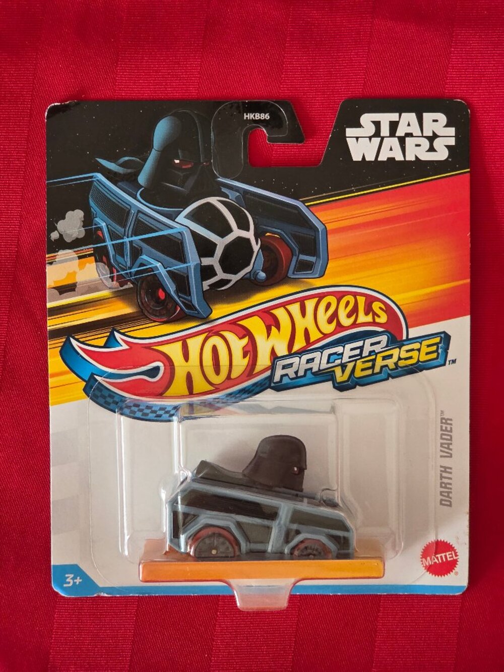 2023 HOT WHEELS RACER VERSE, DARTH VADER CAR, MINT IN THE PACKAGE!!!